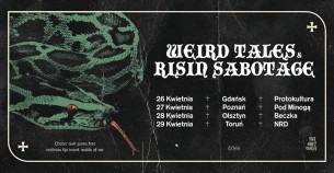 Koncert Diuna / Risin Sabotage / Weird Tales w Toruniu - 29-04-2018