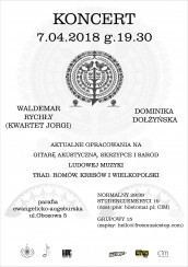 Koncert Waldemara Rychłego i Dominiki Dołżyńskiej w Poznaniu - 07-04-2018