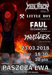 Koncert! Meat Nation, Little Boy, Faul Techniczny, Danziger w Gdańsku - 23-03-2018