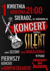 Koncert SILENT! Sieradz Pub - SKAZANI NA BLUESA, 1 kwietnia - 01-04-2018