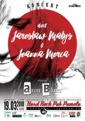 HRPP koncert: Jarosław Małys & Joanna Morea (support Aron Blum) w Toruniu - 19-03-2018