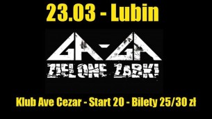 Koncert Lubin: GA-GA Zielone Żabki w Ave Cezar - 23-03-2018