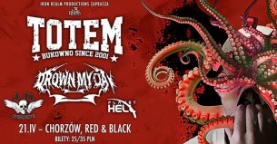 Koncert Totem + Drown My Day / 21.04 / Chorzów, Red & Black - 21-04-2018