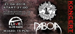 Koncert Daboja i Where is the Hatchet zagrają w Alive! we Wrocławiu - 21-04-2018