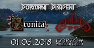 Koncert Cronica / Runika / Dormant Dissident - Gorzów Wielkopolski - 01-06-2018