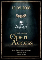 Koncert Open Access, Skaza, Doomsday w Krakowie - 12-05-2018