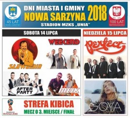 Koncert Dniach Miasta i Gminy Nowa Sarzyna - 14-07-2018