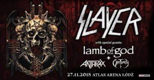 Bilety na koncert Slayer w Łodzi - 27-11-2018