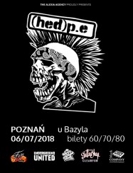 Koncert HED pe + Supporty w Poznaniu - 06-07-2018