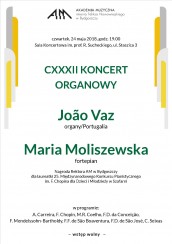CXXI KONCERT ORGANOWY w Bydgoszczy - 24-05-2018