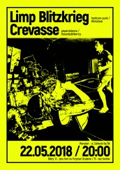 Koncert Limp Blitzkrieg + Crevasse w Krakowie - 22-05-2018