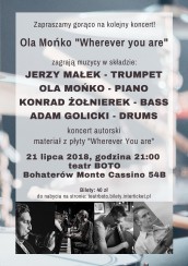 Koncert Ola Mońko "Wherever you are" w Sopocie - 21-07-2018