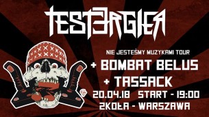 Koncert Tester Gier / Bombat Belus / Tassack - Warszawa - Potok - 20-04-2018