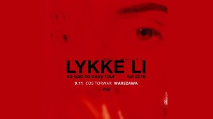 Koncert Lykke Li w Warszawie - 09-11-2018