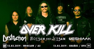Koncert Overkill, Destruction, Flotsam and Jetsam, Meshiaak we Wrocławiu - 12-03-2019