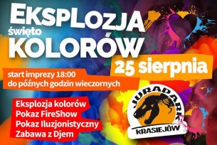 Koncert Eksplozja Kolorów w Krasiejowie - 25-08-2018