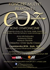 007 Bond Symfonicznie - koncert muzyki filmowej w Kielcach - 06-10-2018