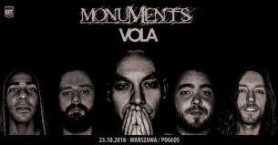 Koncert Monuments, vola w Warszawie - 23-10-2018