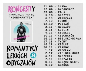 Koncert Romantycy Lekkich Obyczajów w Gorzowie Wielkopolskim - 08-12-2018