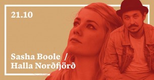 Koncert Halla Nordfjord, Sasha Boole w Poznaniu - 21-10-2018