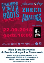 Koncert Remember Your Roots / Stara Kotłownia, Chrzanów - 22-09-2018