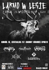 Koncert Larmo w Lesie 2 - Kobiór Metal Fest - darmowy wjazd - 15-09-2018