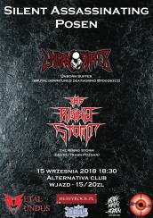 Unborn Suffer, The Rising Storm koncert w Alternativa Club/Poznań - 15-09-2018