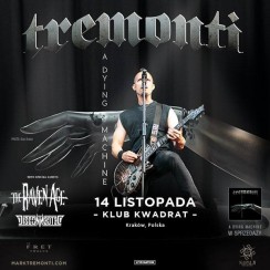 Koncert Tremonti w Krakowie - 14-11-2018