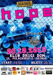 Koncert HOPE, Eltimase, Nobility Stalk w Gdyni - 06-10-2018