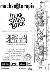 Koncert Mechanoterapia: Dead Saint's Bitch, Devilsnack w Gdańsku - 14-10-2018