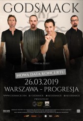 Koncert Godsmack w Warszawie - 26-03-2019