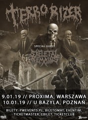 Koncert Skeletal Remains, Terrorizer w Poznaniu - 10-01-2019