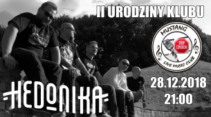 Koncert HEDONIKA II urodziny Mustanga w Poznaniu - 28-12-2018
