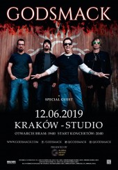 Koncert Godsmack w Krakowie - 12-06-2019