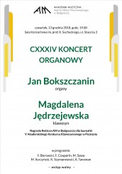CXXIV KONCERT ORGANOWY w Bydgoszczy - 13-12-2018