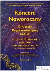 Koncert Noworoczny Orkiestry Reprezentacyjnej SGGW w Warszawie - 15-01-2019