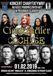 Koncert Closterkeller, Cochise w Piekarach Śląskich - 01-02-2019