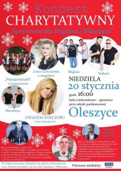Koncert charytatywny "Sprawność dla Bogdana i Mateusza" w Oleszycach - 20-01-2019