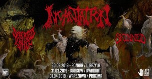 Koncert Incantation, Skinned, Defeated Sanity w Krakowie - 31-03-2019