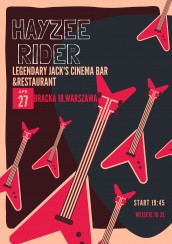 Koncert  “Wiosenne Hayzee Rocking” Live Concert w The Legendary Jack’s Cinema Bar & Restaurant in Warsaw, Poland w Warszawie - 27-04-2019