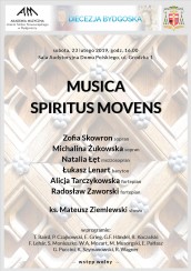Koncert MUSICA SPIRITUS MOVENS w Bydgoszczy - 23-02-2019