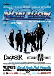 HRPP koncert: NON IRON (supporty Męczenie Owiec i Factor 80) w Toruniu - 25-02-2019