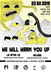 Koncert HACRDCORE PUNK WARM UP: Lie After Lie ★ Molière w Szczecinie - 22-02-2019