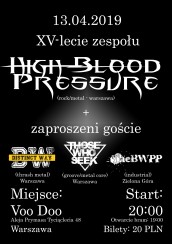 Koncert XV-lecie High Blood Pressure w Warszawie - 13-04-2019