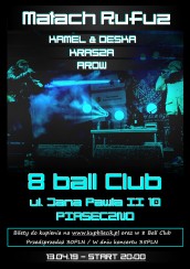 Koncert Małach & Rufuz / Piaseczno / 8 Ball Club / 13.04.2019 - 13-04-2019