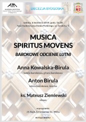 Koncert MUSICA SPIRITUS MOVENS w Bydgoszczy - 06-04-2019