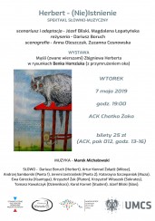 Koncert Herbert. (Nie)Istnienie. - spektakl muzyczny w Lublinie - 07-05-2019