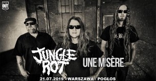 Koncert Jungle Rot, Une Misere w Warszawie - 21-07-2019