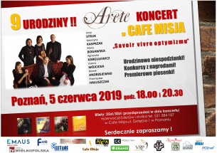 Urodzinowy Koncert Arete! w Poznaniu - 05-06-2019