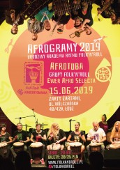 Koncert AfroGramy / Etno-fusion i bębny afrykańskie / Urodziny Folk'n'Roll w Łodzi - 15-06-2019